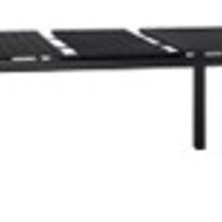 Rozkładany stół ogrodowy  antracytowy (140-210)x90x73 cm stal