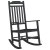 Fotel Bujany ogrodowy Czarny 65x84x114 cm HDPE