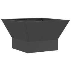 Piec ogrodowy  Kwadratowy Czarny 60x60x35 cm Stal