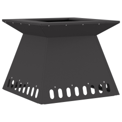 Ognisko Czarny 48x48x40 cm Stal