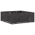 Ognisko Kwadratowe Czarne 80x80x30 cm Stal