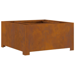 Ognisko Kwadratowe 80x80x40 cm Stal Corten
