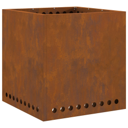 Bezdymny Ognisko Kwadratowe 48x48x50 cm Stal Corten