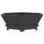 Ognisko hexagonalne Czarny 75x75x28 cm Stal