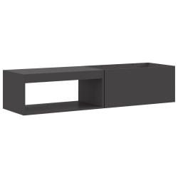 Ognisko z przechowywaniem drewna Czarny 160x45x35 cm Stal