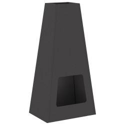 Piec Ogniskowy Czarny 50x35x100 cm Stal