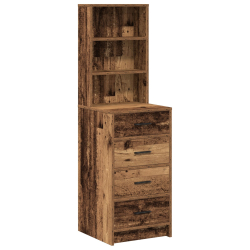 Wysoki kredens Stare Drewno 40x41x135 cm Drewno inżynieryjne