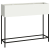 Podniesiony klomb ogrodowy 100x26x82 cm Biały Stal