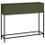 Podniesiony ogród 100x26x82 cm oliwkowy stal