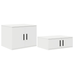 VidaXL Szafka na przechowywanie Biała 127x41x40 cm z płyty wiórowej