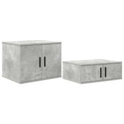Kabinet magazynowy Szary beton 127x41x40 cm Drewno inżynieryjne