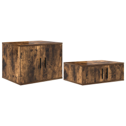 Szafka Wędzone Dąb 108x41x40 cm z drewna inżynieryjnego