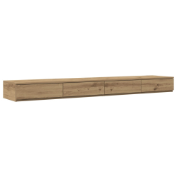 Szafka nocna Dąb Rzemieślniczy 200x36.5x16.5 cm Drewno Inżynieryjne