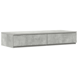 Szuflady pod łóżko Szary Beton 90x36,5x16,5 cm Z materiałów drewnopochodnych