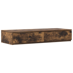 VidaXL Szuflady pod łóżko dąb wędzony 90x36,5x16,5 cm drewno inżynieryjne