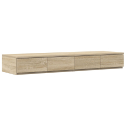 Stolik nocny  z szufladami Sonoma Oak 120x36.5x16.5 cm z drewna inżynieryjnego