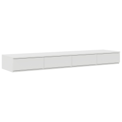 Szuflady pod łóżko Białe 140x36,5x16,5 cm z Drewna Inżynieryjnego