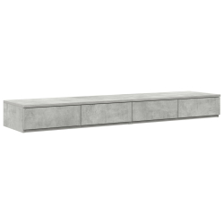 Szuflady pod łóżko Szary beton 150x36,5x16,5 cm Drewno inżynieryjne