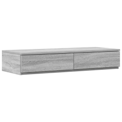 Szuflady pod łóżko Szare Sonoma 75x36,5x16,5 cm z drewna inżynieryjnego