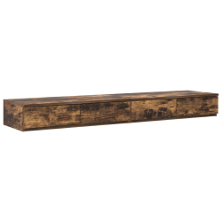 Szuflady do łóżka dąb wędzony 160x36,5x16,5 cm z materiału drewnopochodnego