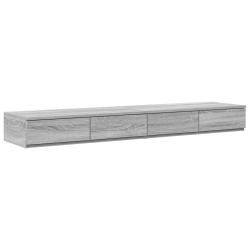 Szuflady łóżkowe Szary Sonoma 160x36,5x16,5 cm Materiał drewnopochodny