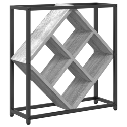 Stojak na wino  Szary Sonoma 51x18x52,5 cm z materiału drewnopodobnego