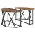 Stolik kawowy Stare drewno 80x80x42 cm z drewna inżynieryjnego