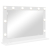 Lustro toaletowe  z lampkami LED Białe 80x55x18 cm