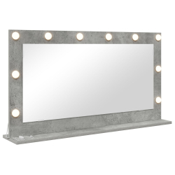 Lustro Toaletowe  Szary beton Beton 100 x 55 x 18 cm Lustro
