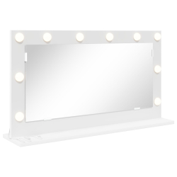 Lustro toaletowe  z oświetleniem LED Białe 80x45x18 cm