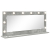 Lustro toaletowe  z oświetleniem LED Szary beton 100x45x18 cm