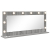 Lustro toaletowe  z oświetleniem LED Szare Sonoma 100x45x18 cm