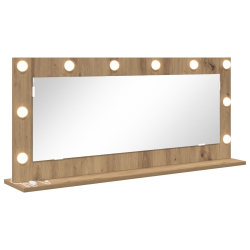 Lustro toaletowe  z oświetleniem LED Artisan Oak 100x45x18 cm