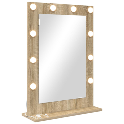 Lustro Toaletowe  Dąb Sonoma MDF, Szkło 70 x 50 x 18 cm Lustro