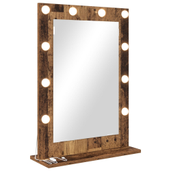 Lustro toaletki  Stare drewno Drewno lite 70 x 50 x 18 cm Lustro