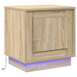Szafka nocna  z oświetleniem LED Sonoma Dąb 44x34,5x45 cm