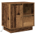 Stoliki nocne  z lampkami LED 2 szt. Stare drewno 50x34,5x50 cm