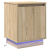 Szafka nocna  z oświetleniem LED Sonoma Oak 39x34,5x50 cm