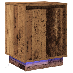 Szafka nocna  z oświetleniem LED Stare Drewno 39x34.5x50 cm