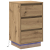Szafka nocna  z LED Artisan Oak 39x34.5x65 cm Drewno inżynieryjne