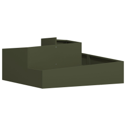 Donice Zielona oliwkowa Metal 100 cm długości Donice