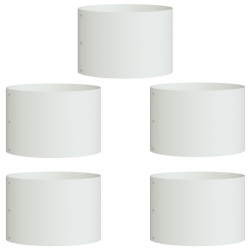 Białe donice ceramiczne Białe Ceramika Średnica 30 cm