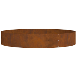 Donica z Corten Steel Duża Trwała Okrągła Rustykalna