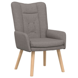 Fotel relaksacyjny w kolorze taupe