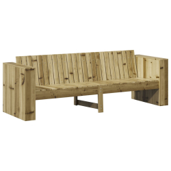 Sofa ogrodowa  3-osobowa 185.5x60x62 cm z impregnowanego drewna sosnowego