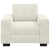 Sofa Fotel Kremowy 60 cm Aksamit