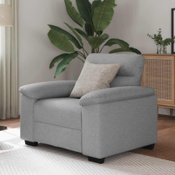 Sofa Fotel Cloud Grey 60 cm Tkanina