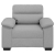 Sofa Fotel Cloud Grey 60 cm Tkanina