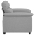 Sofa Fotel Cloud Grey 60 cm Tkanina