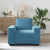 Sofa Fotel Niebieski 60 cm Aksamit